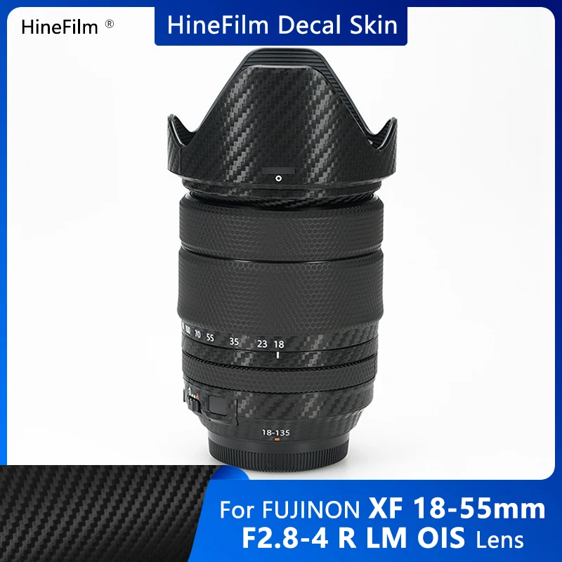 

Hinefilm Skin for Fuji XF18-135 Lens Decal Skins 18-135 Lens Wrap Cover for Fujifilm XF18-135mm F3.5-5.6R Lens Sticker 18135