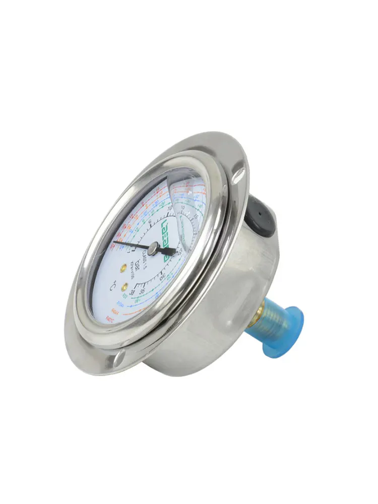 Cold storage refrigeration unit pressure gauge, refrigeration oil filling, shockproof high pressure gauge -0.1-3.8MPa