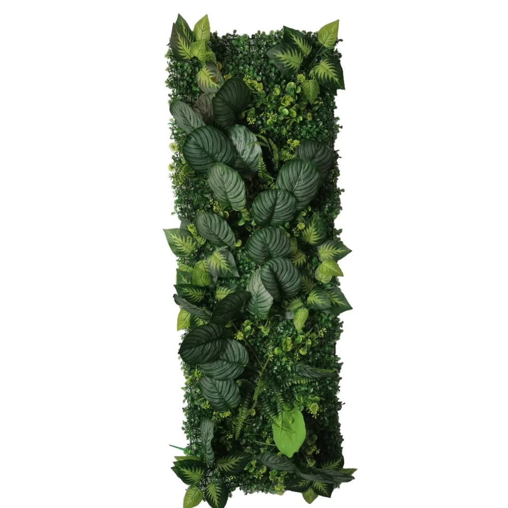 

40x120cm Artificial Green Wall Landscape Home Garden Jungle Decor Fake Plants Hanging Grass Greenery Wall Panels Garden Fence