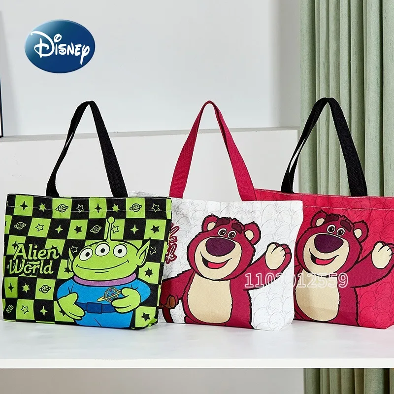 

Disney Stitch New Women's Handbag Cartoon Women's Shoulder Bag Large Capacity Fashion Canvas Tote Bag Luxury Brand Women's Bag