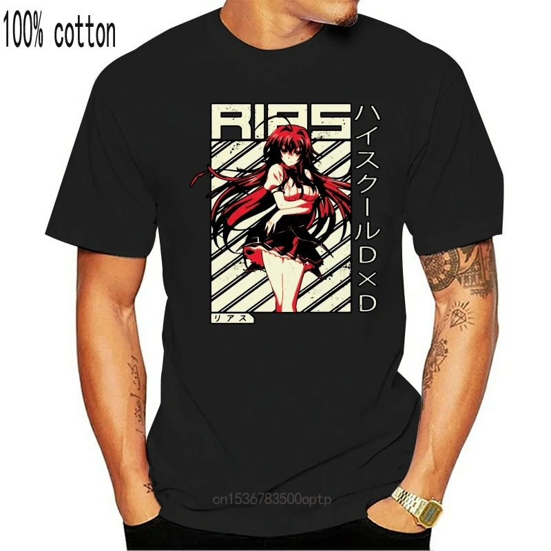 New Men t-shirt Rias Gremory  High School DxD   Anime Shirt tshirt Women t shirt