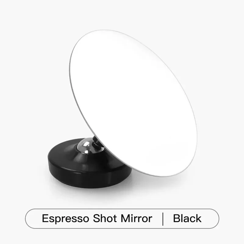 Espelho de Extração de Café Magnético para Espresso em Aço Inoxidável 360 °   Ajustável para Portafiltro Sem Fundo Ferramentas de Barista