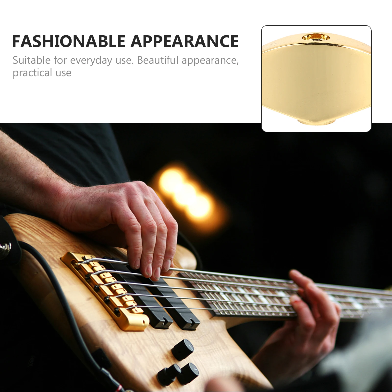 

6 Sets Guitar Tuners Accessories Locking Chargeable Tuning Tools Keys Peg Cap Metal String Handles