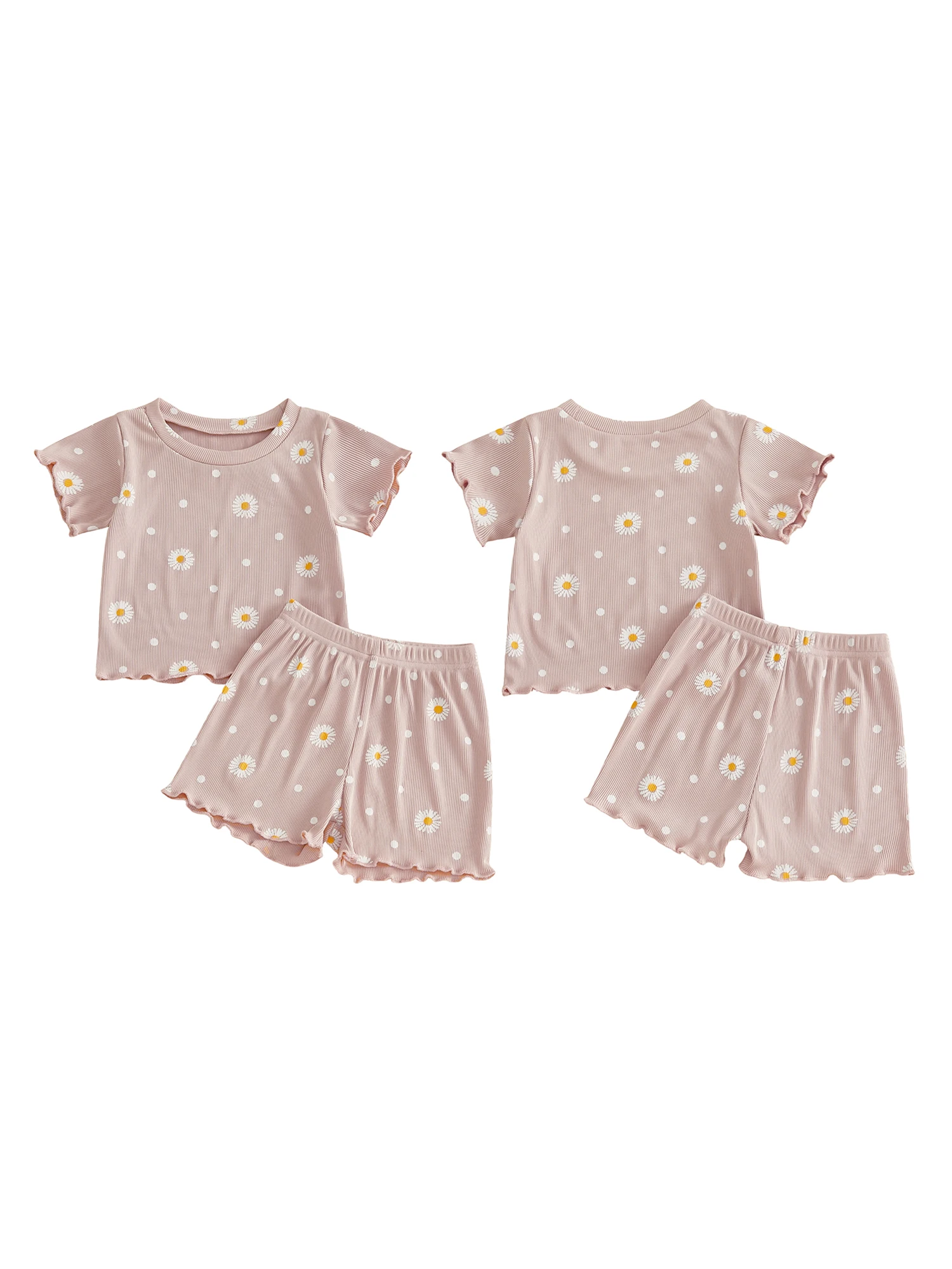 

Комплект одежды для маленьких мальчиков из 2 предметов, футболка с короткими рукавами и круглым вырезом с мультяшным принтом и шорты с эластичной резинкой на талии, летняя одежда