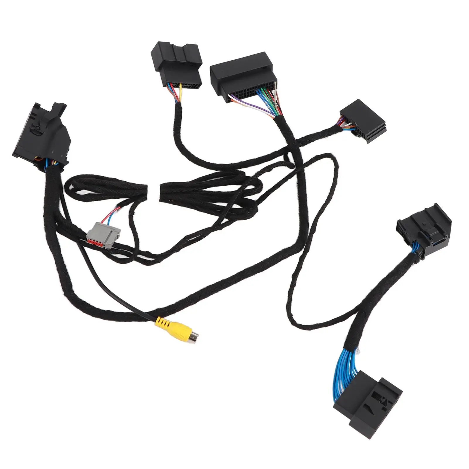 HU5Z 1 for A3 87 A Black Anti Aging 4in To 8in PNP Conversion Harness Professional High Performance for sync 1 To for sync 3