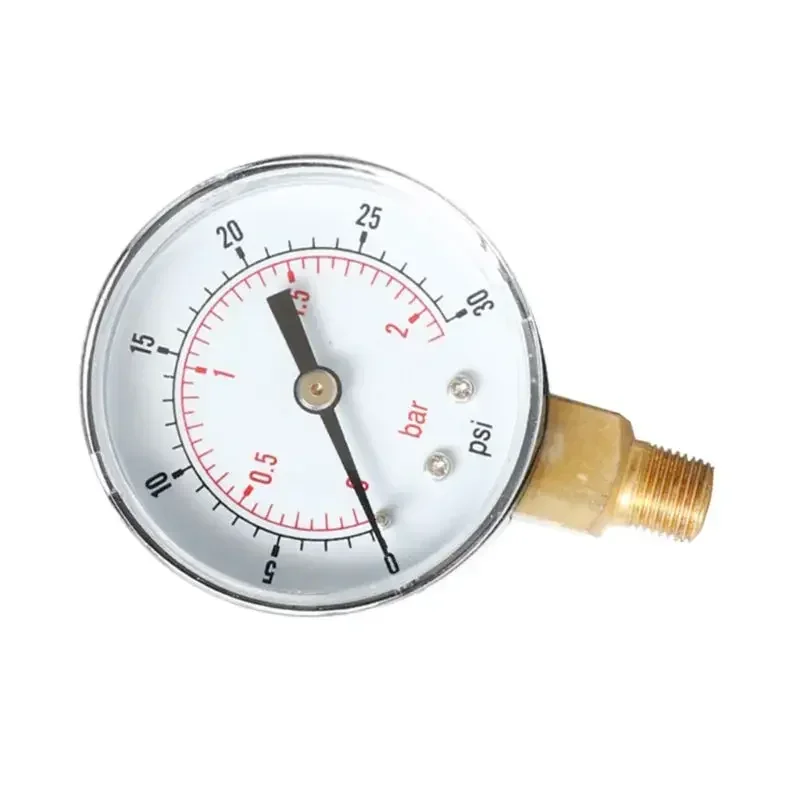 

Y50 Radial Pressure Gauge for Mining/Home Heating/Home Pressure Measurement 1/4 BSPT Bottom Connection High Precision