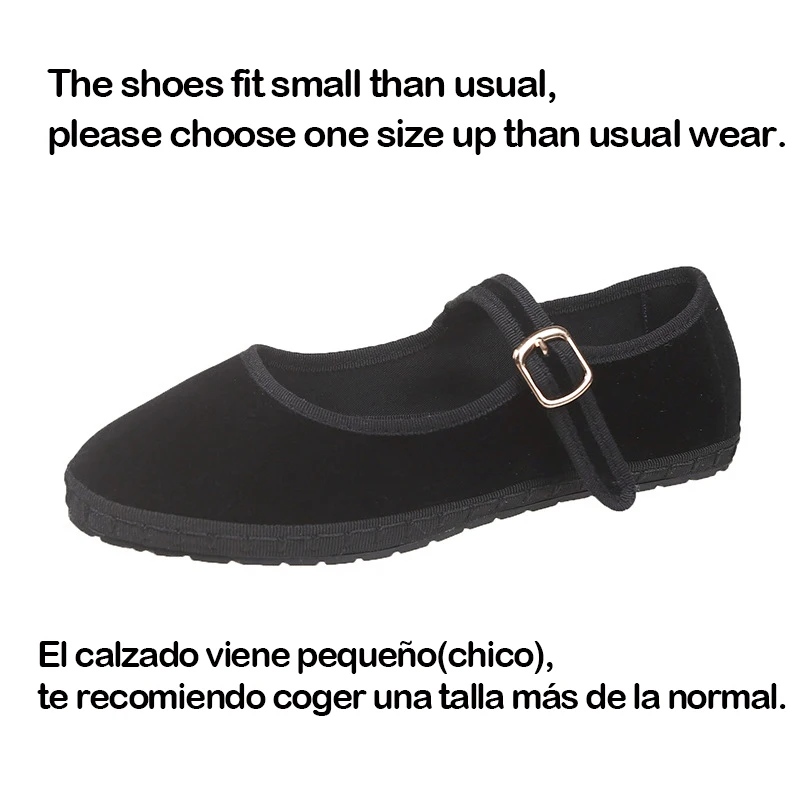 Grijze Mary Jeans Flats Schoenen Dames Ronde Neus Handsteek Fluwelen Doek Schoenen Dames Casual Zachte Comfortabele Balletschoenen Loafers