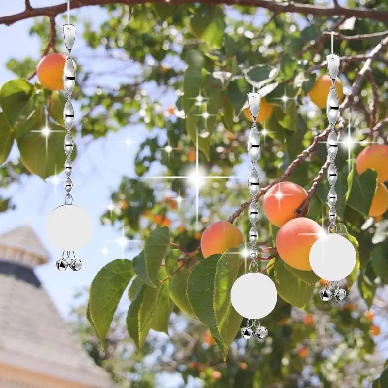 Устройства для отпугивания птиц, 10 стержней для дятла для дома со светоотражающими дисками, декоративный инструмент для хранения животных на улице