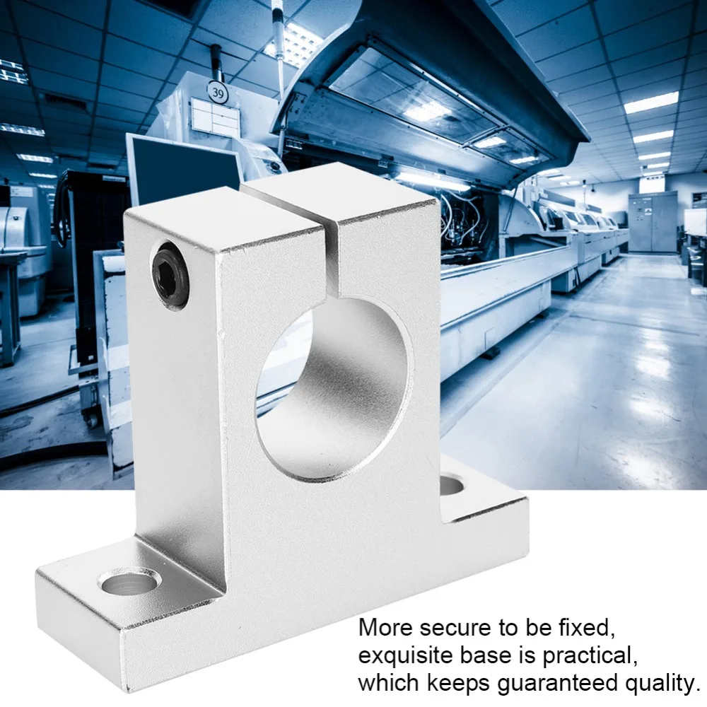 2pcs Heavy Load Linear Motion Guide Support Industrial Automation Hardware Accessory Shaft Shaft Bracket Fastener