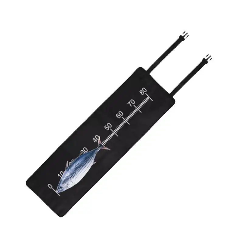 

Fish Cutting Board Oxford Cloth Non-slip Fish Fillet Mat Wear-resistant Fish Cutting Mat Black Fish Measure Board For Measuring