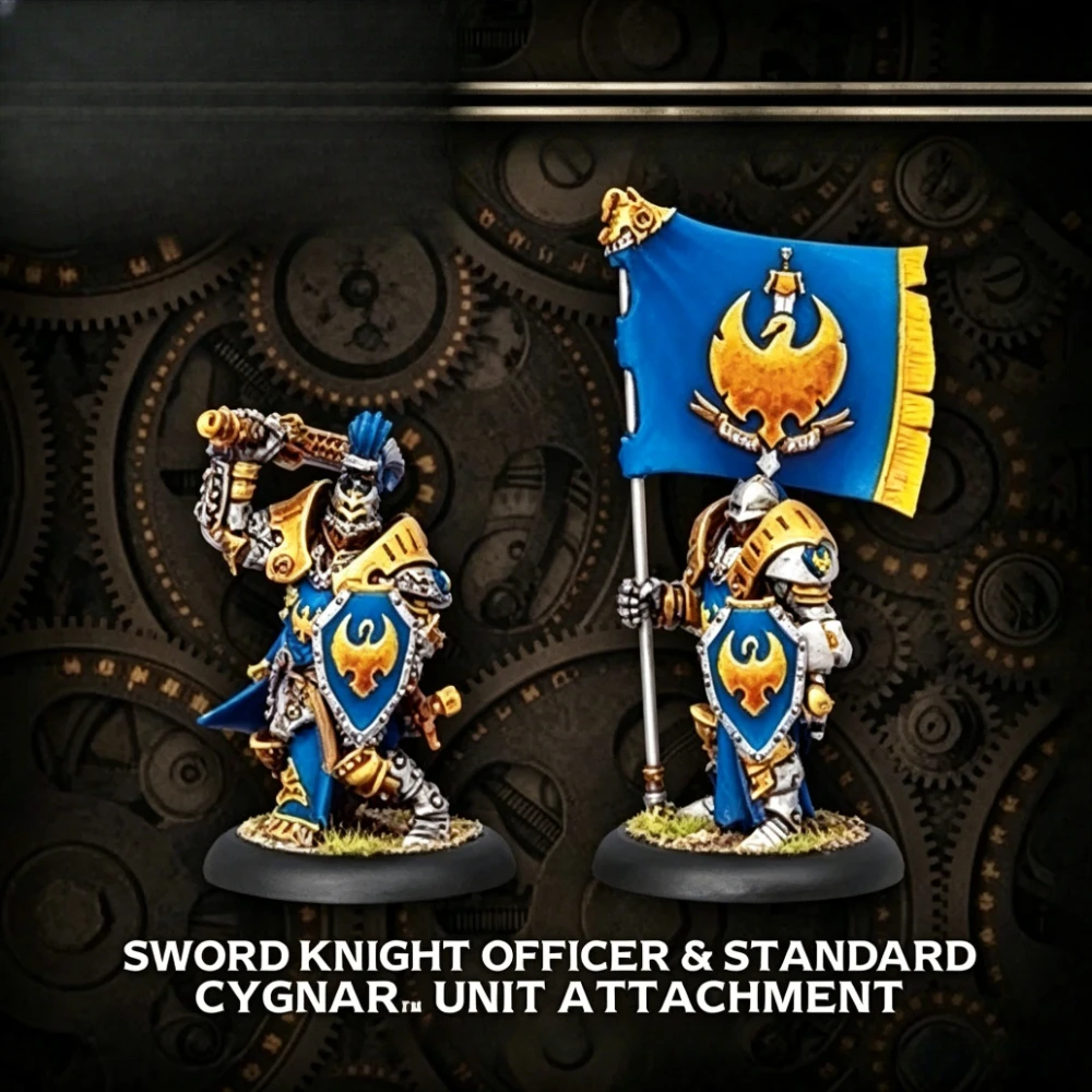 Leader Knight Commander, Die Casting Resin Model Assembly Kit, GK, Unpainted