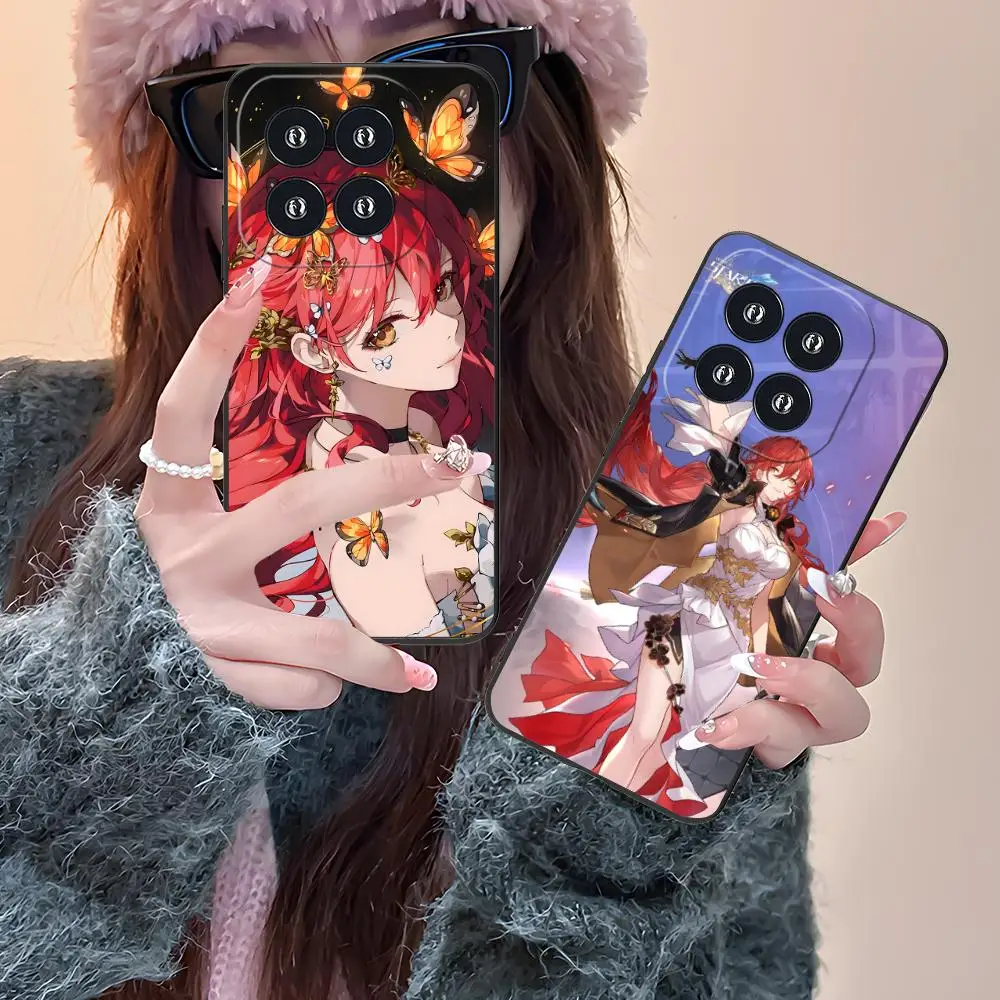 

Чехол для телефона Honkai Impact Himeko для Xiaomi 15 14 13 12 Mi 11 T Ultra Lite Pro S X 5G с цветным принтом, защитный чехол Pretty