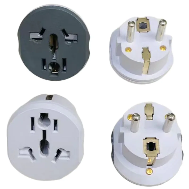 1PC Universal US UK AU To EU Plug USA To Euro Europe Travel Wall AC Power Charger Outlet Adapter Converter 2 Round Pin Socket