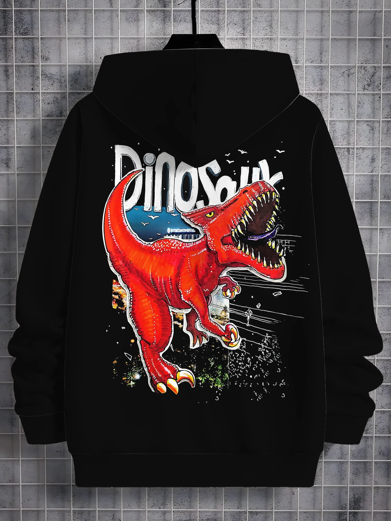 Dinosaur Child Sweatshirt for Children Girl Boys Sweatshirt Kids Baby Boy Clothes Offer Girls Clothes 2 to 8 Years Hoodies Teen