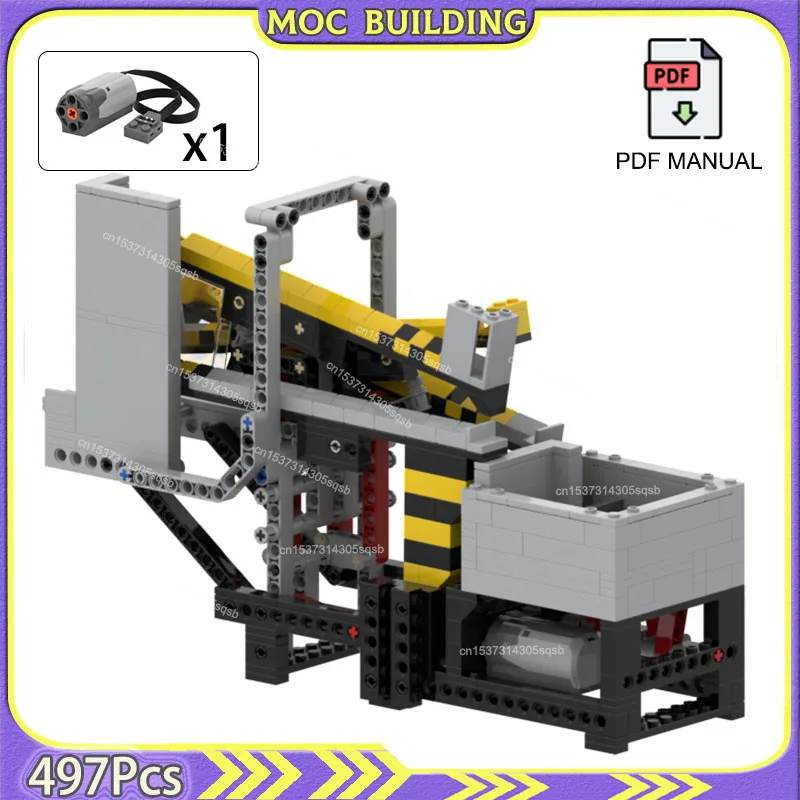 Particle Technology Building Block MOC Small Ball Conveyor Assembly GBC Toy Education DIY Model