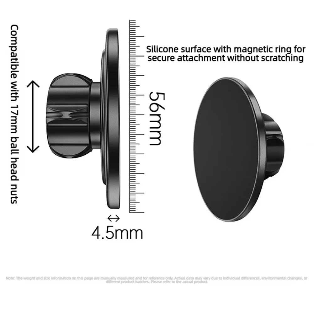 Für MagSafe Autohalterung Zubehör Universelle Magnetische Auto-Handyhalterung Teile Geeignet für 17mm Kugelkopf-Basis Magnethalterungen – Detail 4