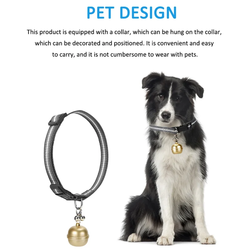

AT14 Bell Collar Pet Location Tracker LBS WiFi GPS Tracker Anti-Lost Cats and Dog Anti-Lost Device Positioning Waterproof-A