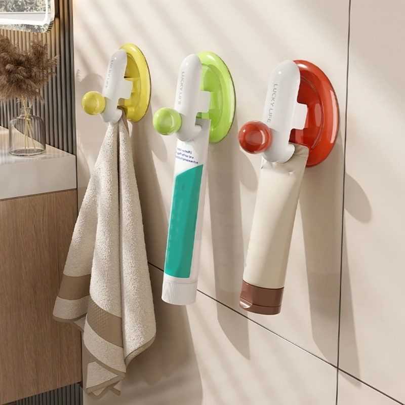Colorful Dopamines Toothpaste Holders Add Energy to Your Bathroom and Offer Convenient Organization Storage Solution M4YD