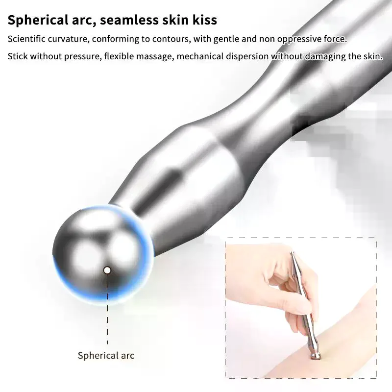 Stainless Steel Acupressure Pen Elastic Ear Acupoint Massage Stick Improve Eyesight Acupuncture Point Massager Relax Body