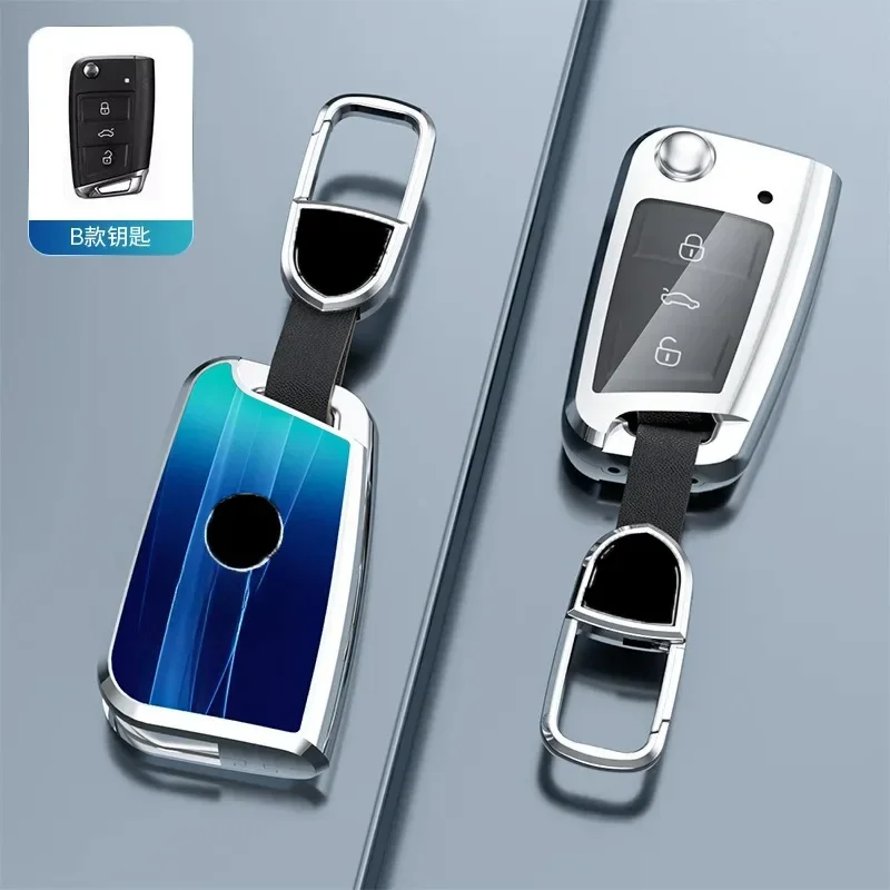 

Zinc Alloy Car Key Case Cover Fob Shell for Volkswagen Passat, 2024 Magotan GTE, B8, B9, CC, Variant