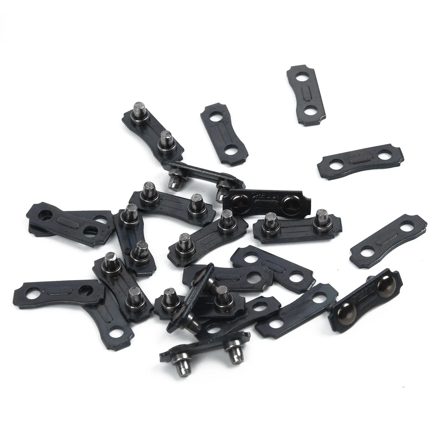 Imagem -02 - Motosserra Chain Repair Links Kit Peças de Serra Elétrica Acessórios de Substituição 325 404lp Kit de Ferramentas Pitch 10 Sets