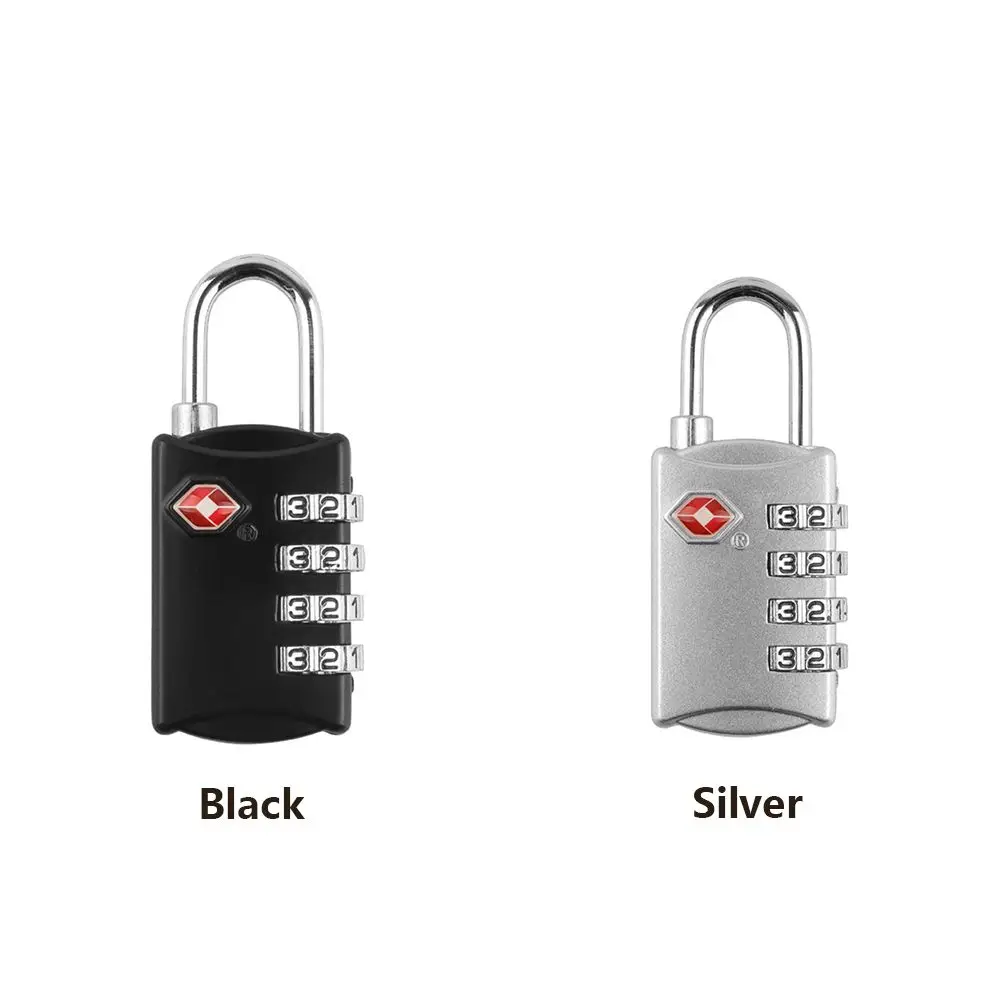 TSA Customs Password Lock Multi-purpose 4-digit Combination Lock  For Travel Luggage Suitcase Anti-Theft Code Padlock