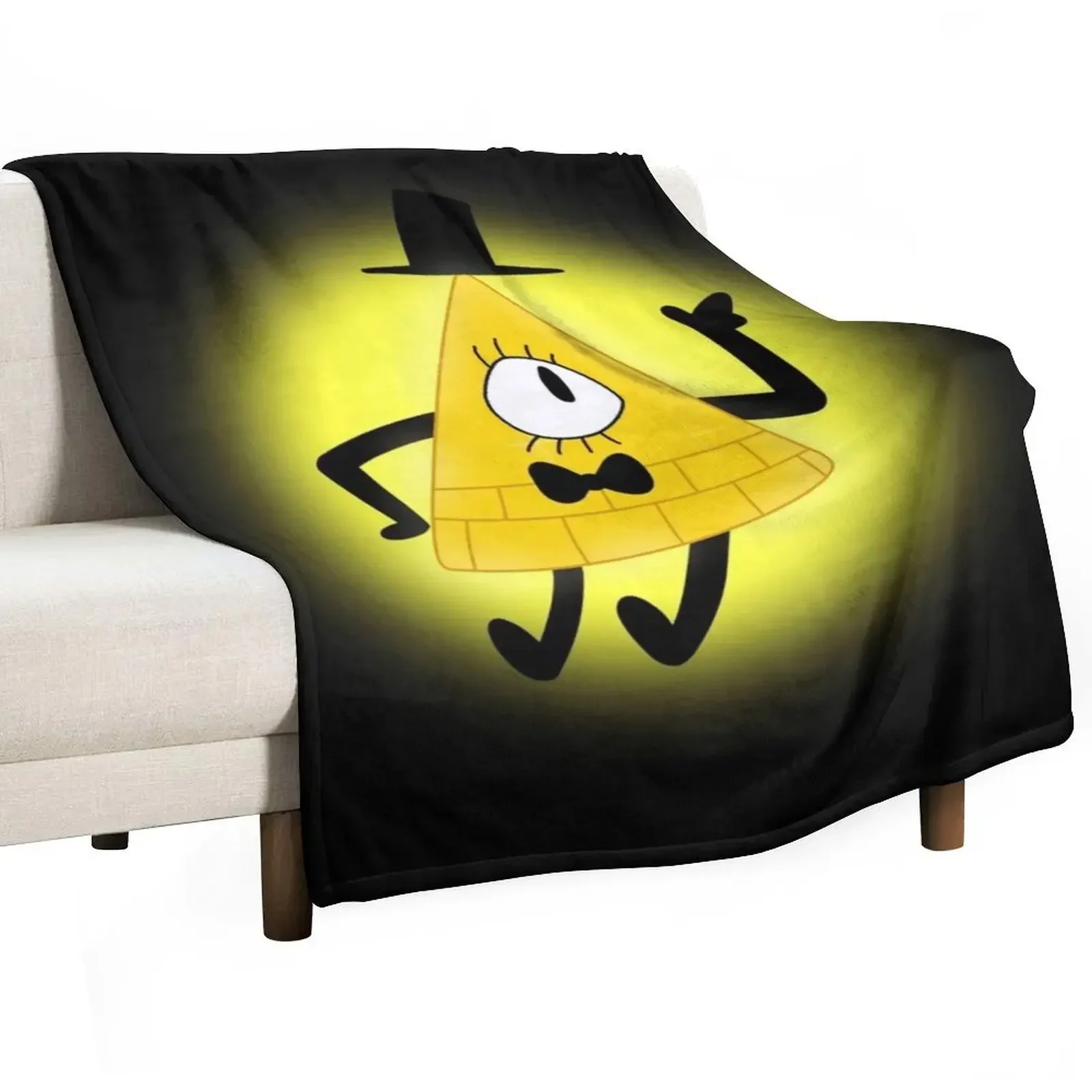 Bill Cipher Throw Blanket Furry blankets ands Loose anime Blankets