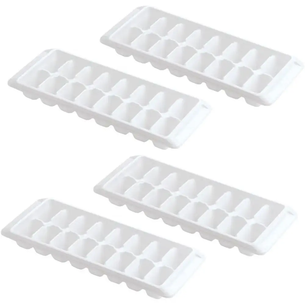 16-Cube Ice Trays, Set of 4 (64 Cubes Total)