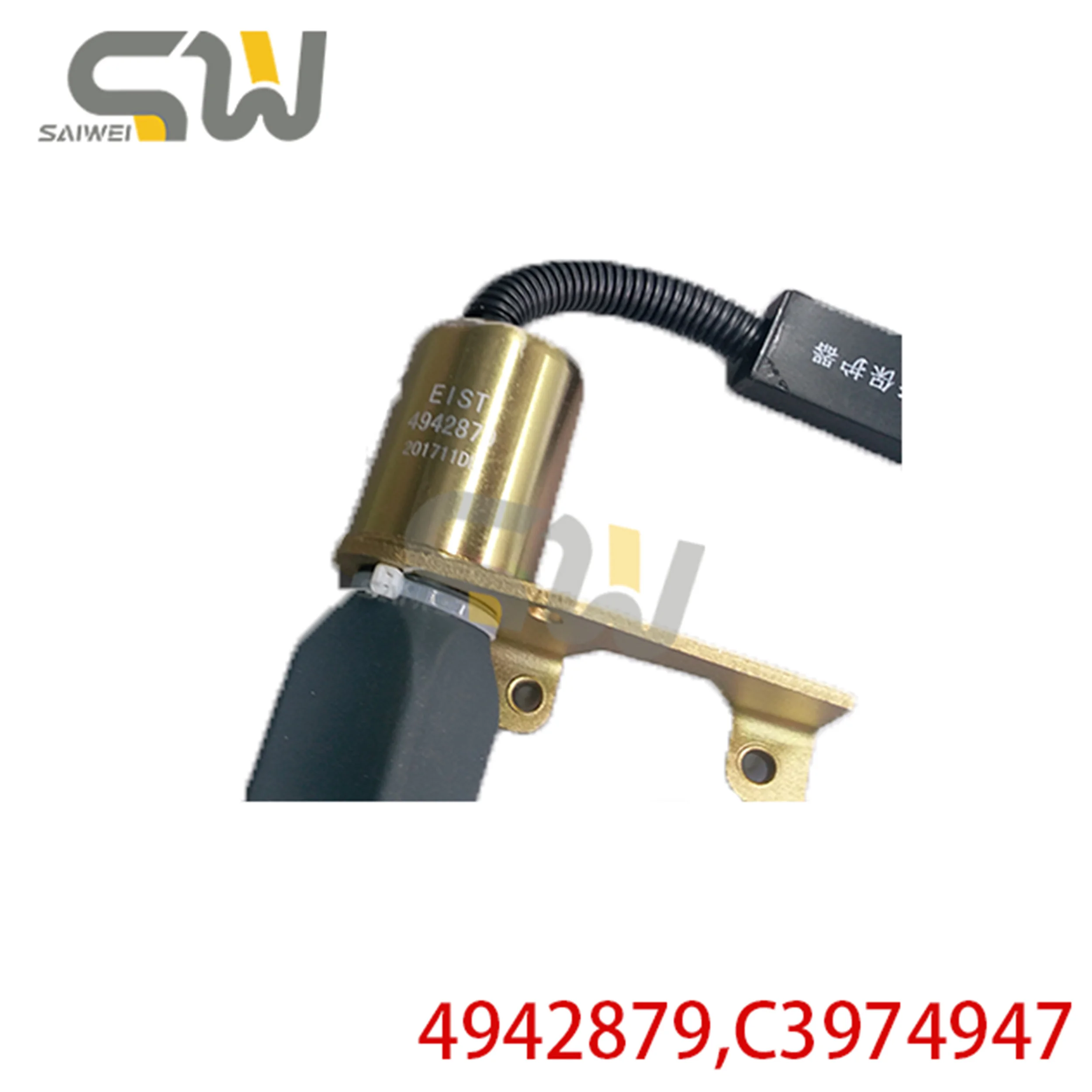 

Cummins Fuel Shut-Off Solenoid 4942879 & C3974947 Reliable Shutdown for Trucks Generators Marine Prevents Leaks, Ensures Safety