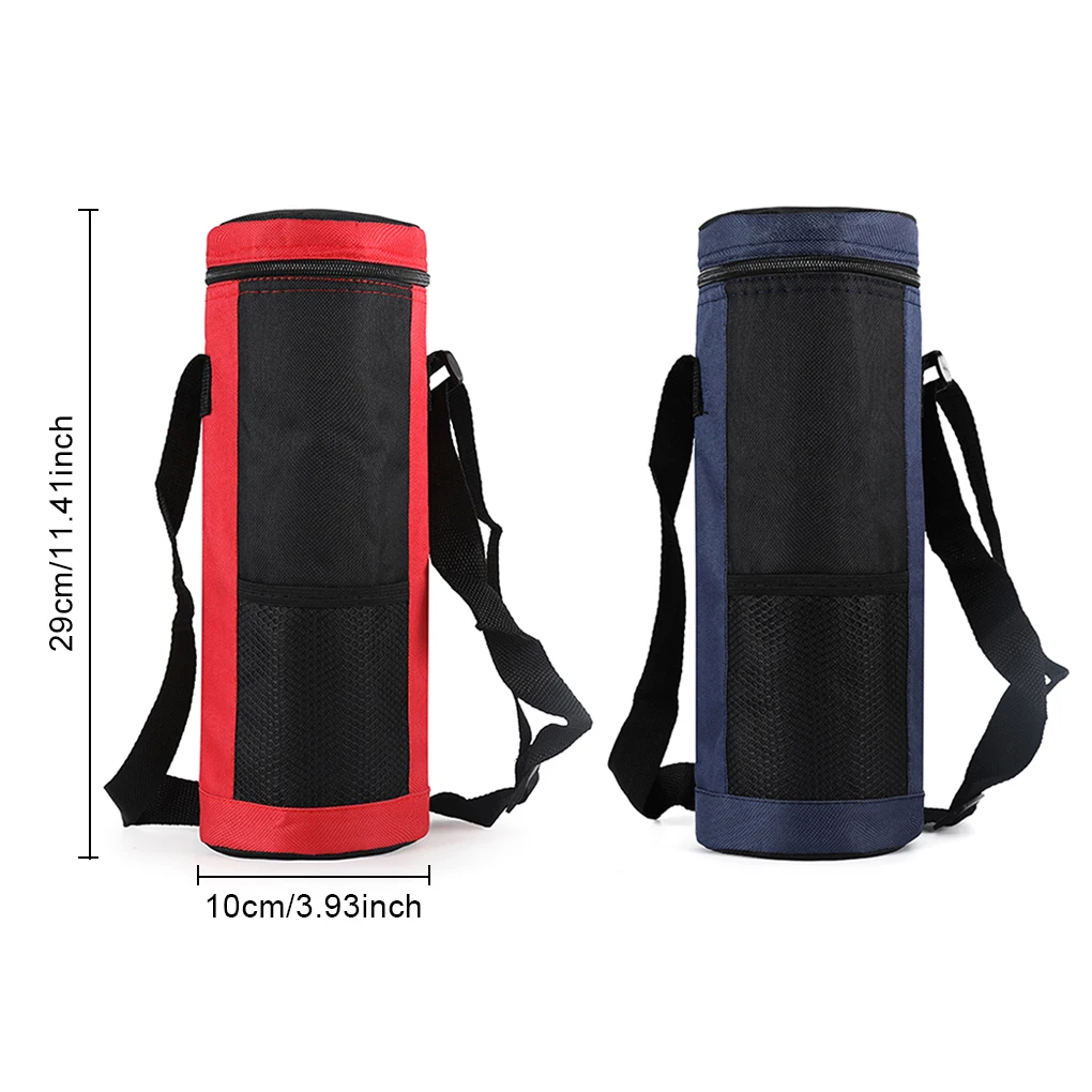 

Портативная ткань Оксфорд, круглая изолированная сумка-холодильник для бутылок, аксессуары для кемпинга, сумка для бутылки с водой, 1,5 л для уличного туристического лагеря