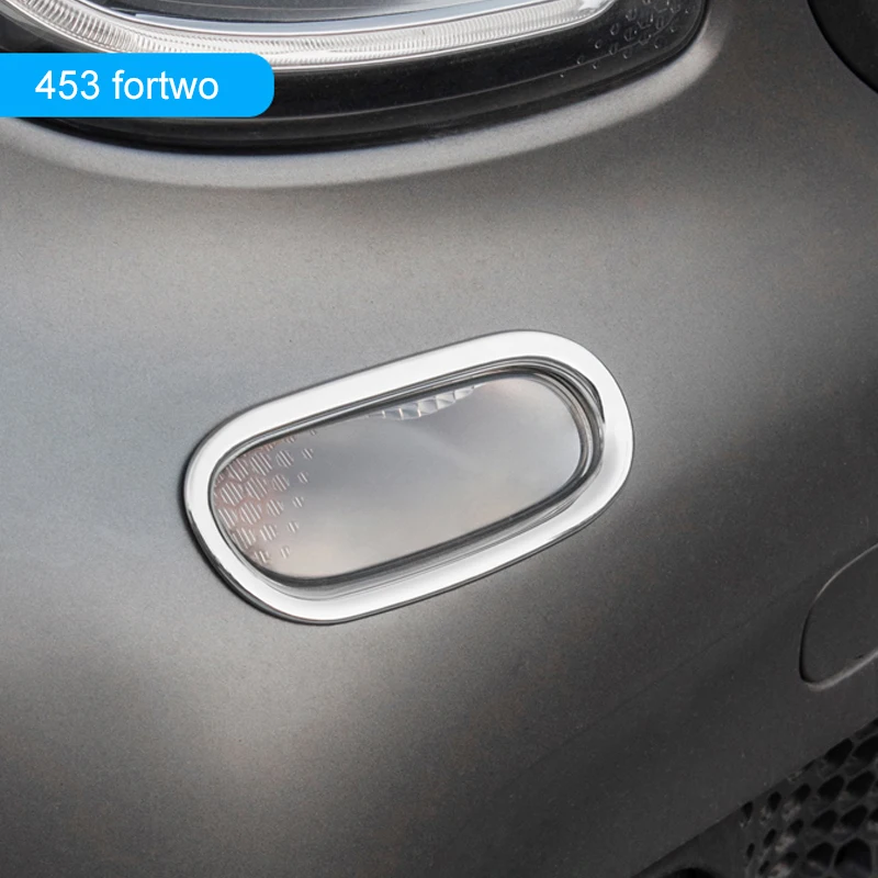 

Автомобильные аксессуары 2020 для Smart 453 fortw, фары на передний бампер с поворотным сигналом, декоративные наклейки, динамическая отделка поворотных огней