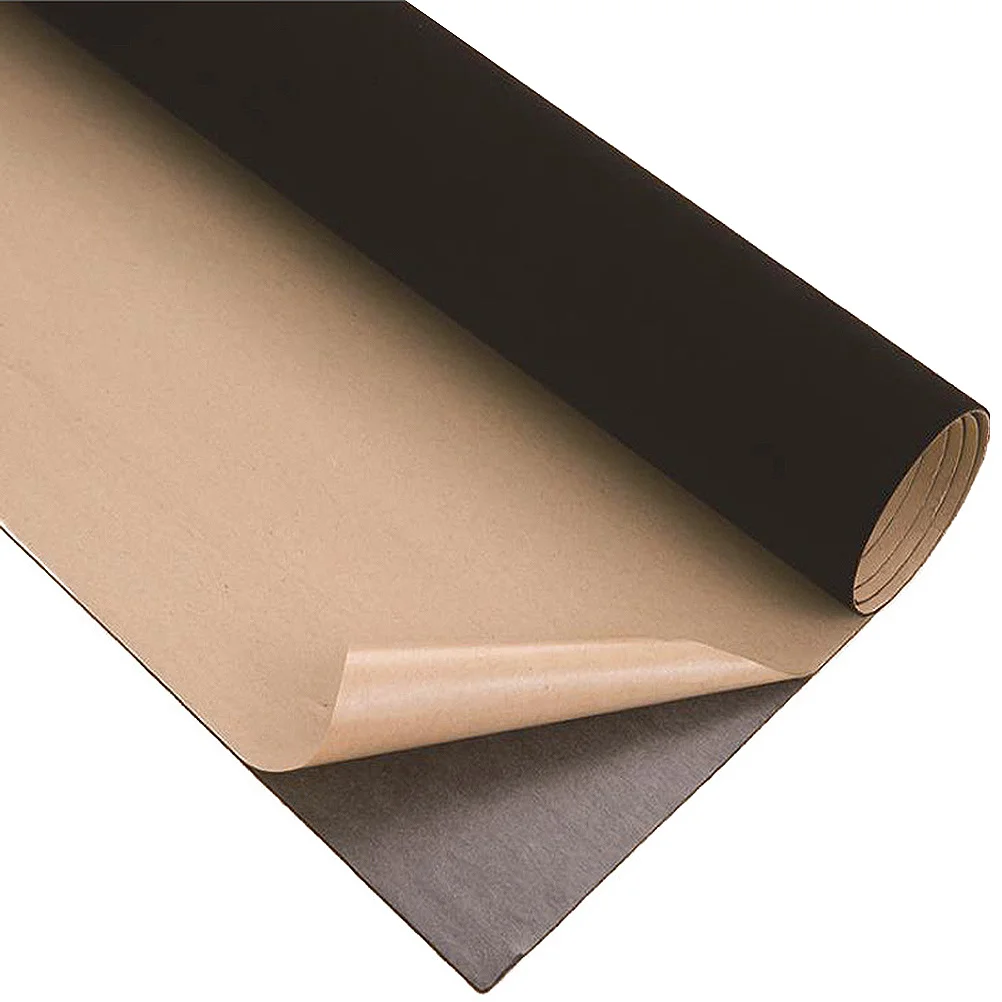 

2Pcs Self-Adhesive Flocking Cloth Anti-Slip Display Pad Black Durable Easy to Use for Table Legs Photo Frames Water Glasses