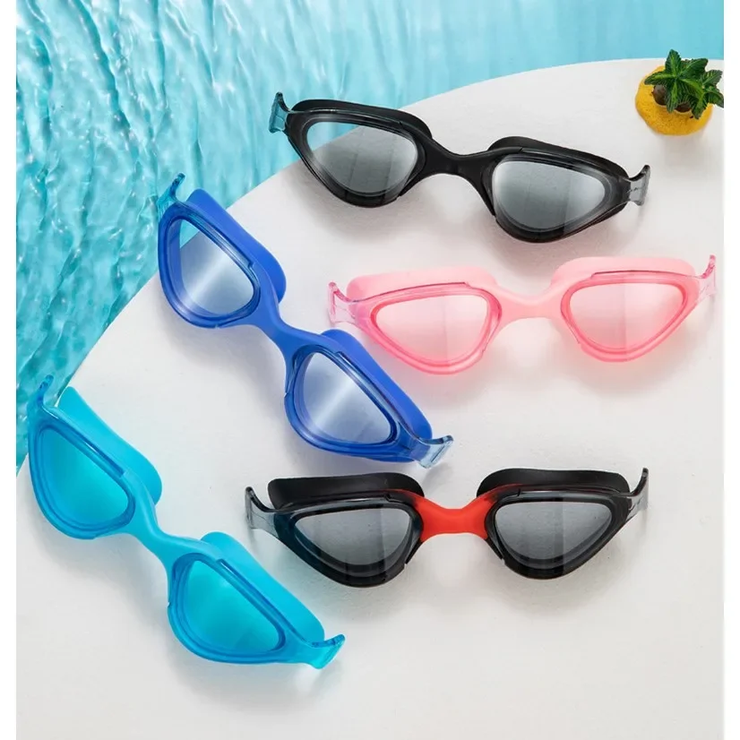 

1pc Adjustable Waterproof Anti-fog Swimming Goggles, Small Frame Swimming Glasses, Suitable For Swimming And Diving, Water Sport