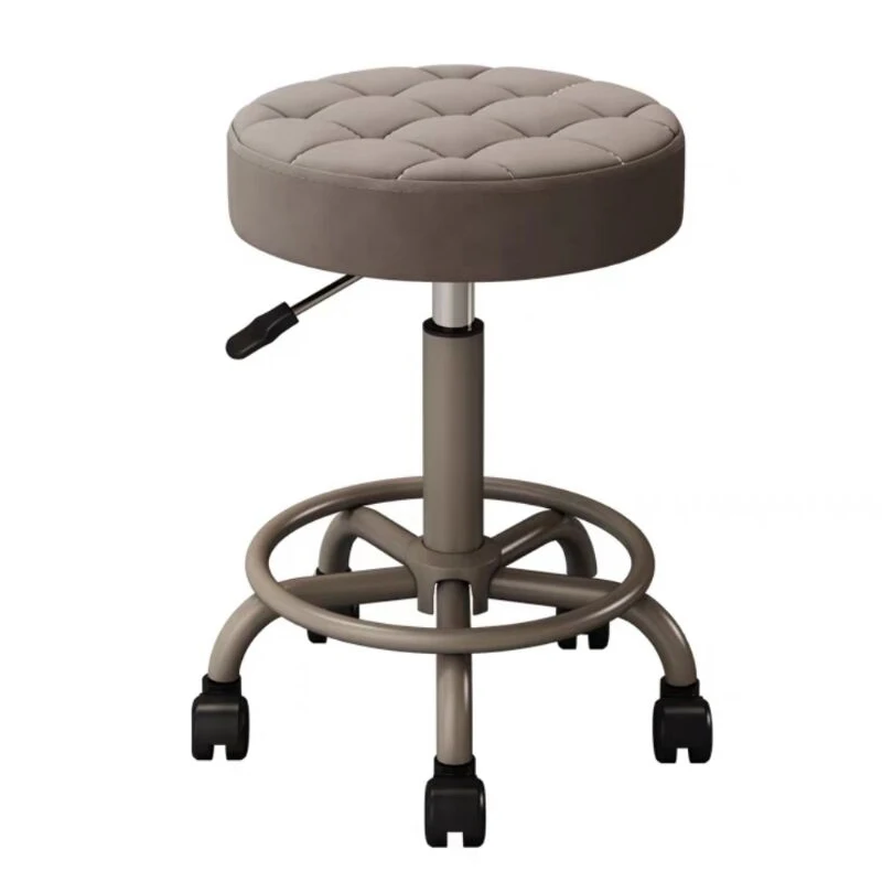Hairdress Schoonheid Ronde Kruk Kapper Salon Stoelen Make Werk Stoel Bureau Kruk Met Wielen Swivel Lifting Krukken Meubels