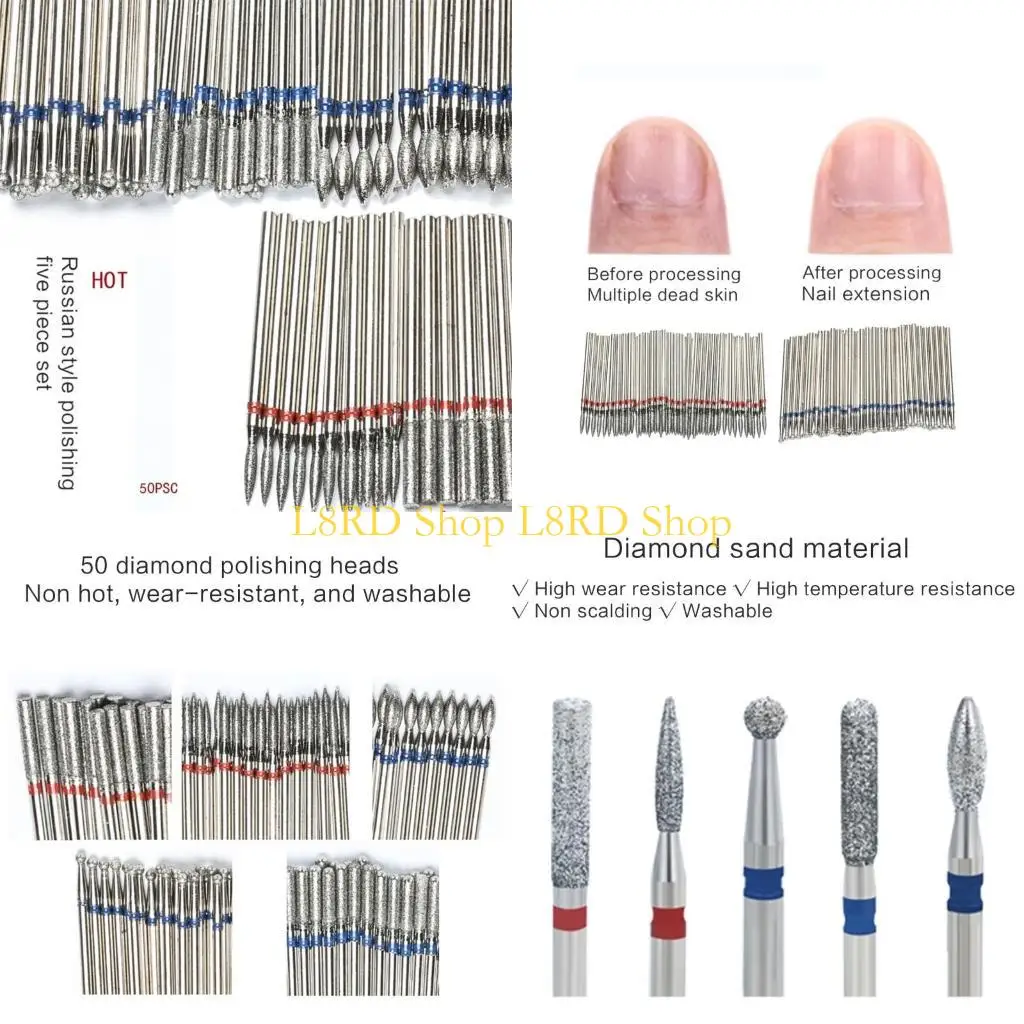 

L8RD Фреза для маникюра, электрические фрезы, аксессуары для удаления омертвевшей кожи