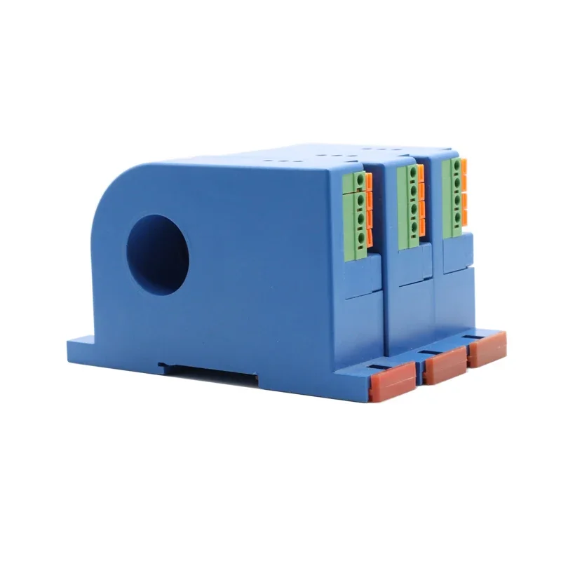 Through-Bore AC Current Transmitter, 0-800A, 0.1% Accuracy, Ideal for Motor Load Current Monitoring