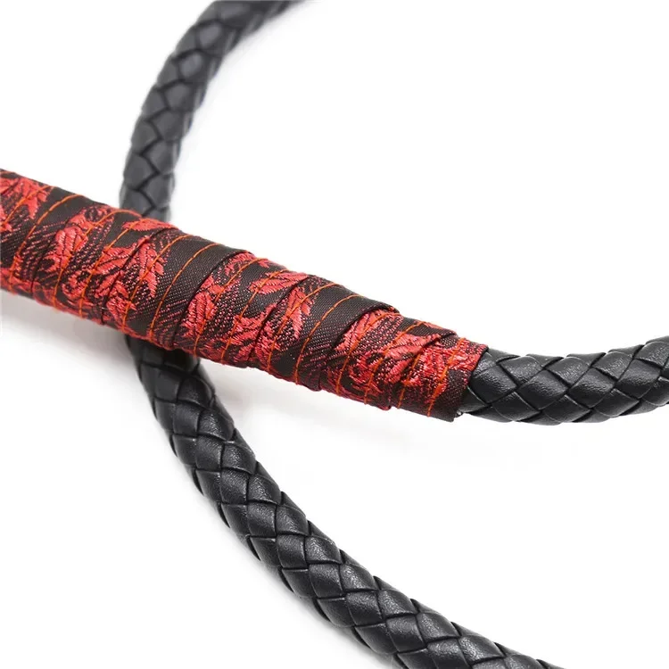 Hand Made Leather Bull Whip 8 Plait Leather Whip new