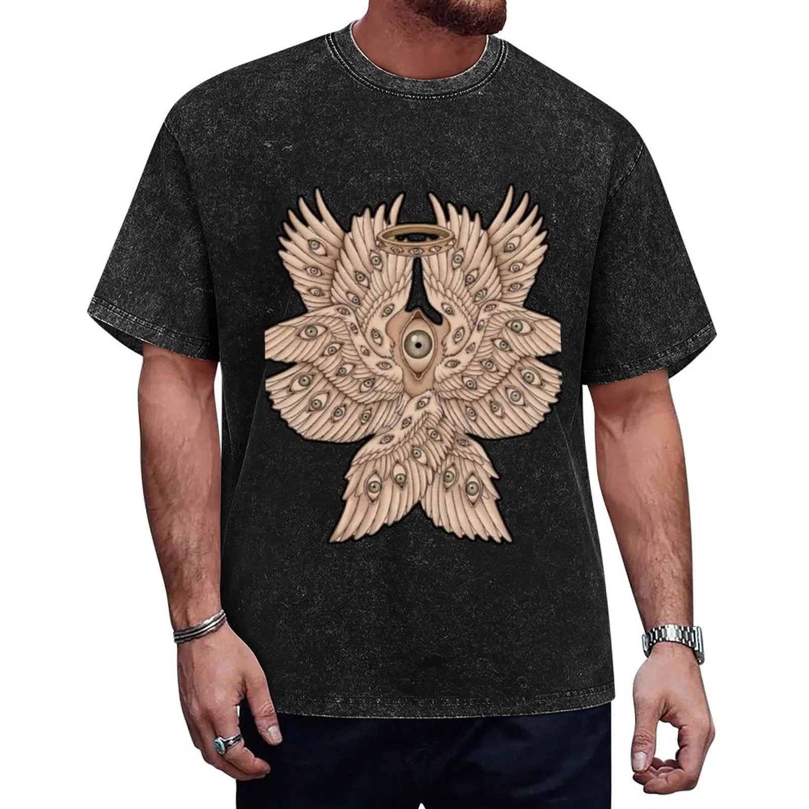 

The Watchers - The Seraphim T-Shirt boys animal print Short sleeve tee men clothings