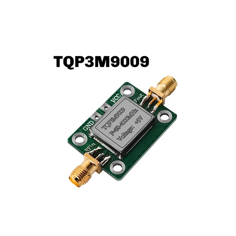 FFYY-DC5V RF LNA TQP3M9009 50-4000Mhz منخفضة الضوضاء وحدة مكبر للصوت استقبال الإشارات النطاق العريض راديو مكبر للصوت مجلس