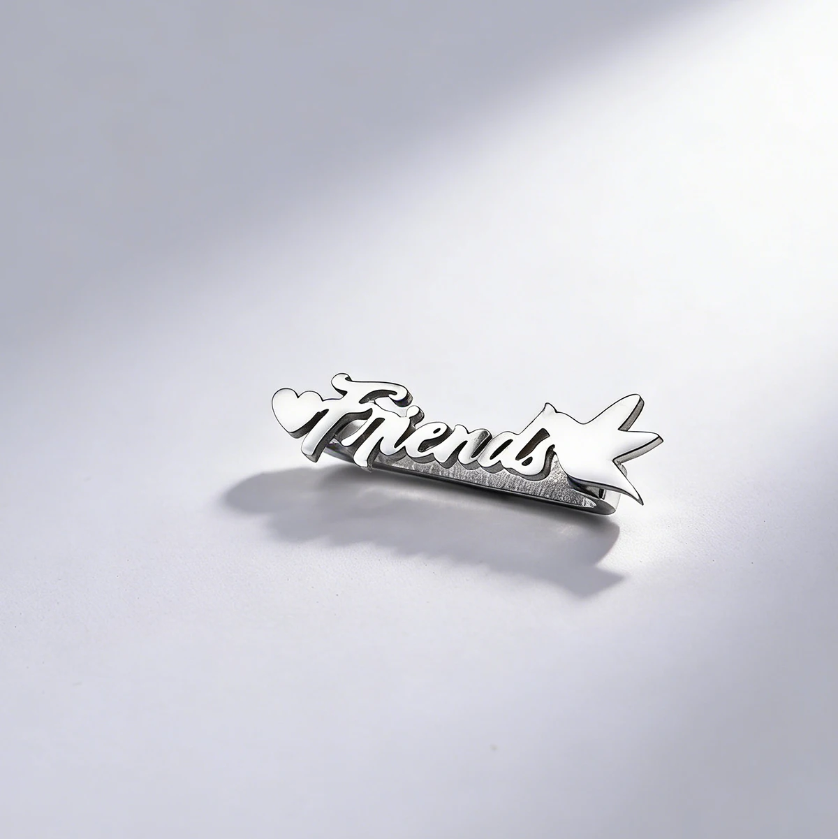 Todorova Peace Dove & Heart Studs, 20mm/22mm Custom Name Stainless Steel Watch Band Charms - view 5