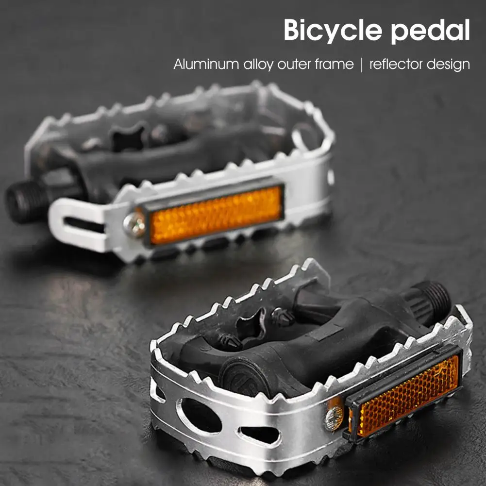 1 Pair Ultralight Bicycle Pedal Not Easily Deformed Bike Platform Pedal for Cycling