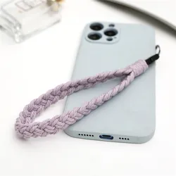 Creative Cotton Rope Woven Phone Lanyard Anti Lost Lanyard Strap 2022 New Handmade Mobile Phone Chain Safety Phone Accessories