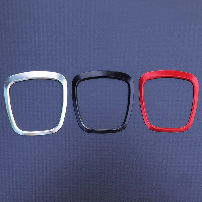 تصفيف السيارة عجلة القيادة مركز شارة الديكور غطاء لأودي A3 8P A4 B7 A5 A6 C6 A7 A8 Q5 Q7 Sline شعار ملصقات حلقة الكسوة #2