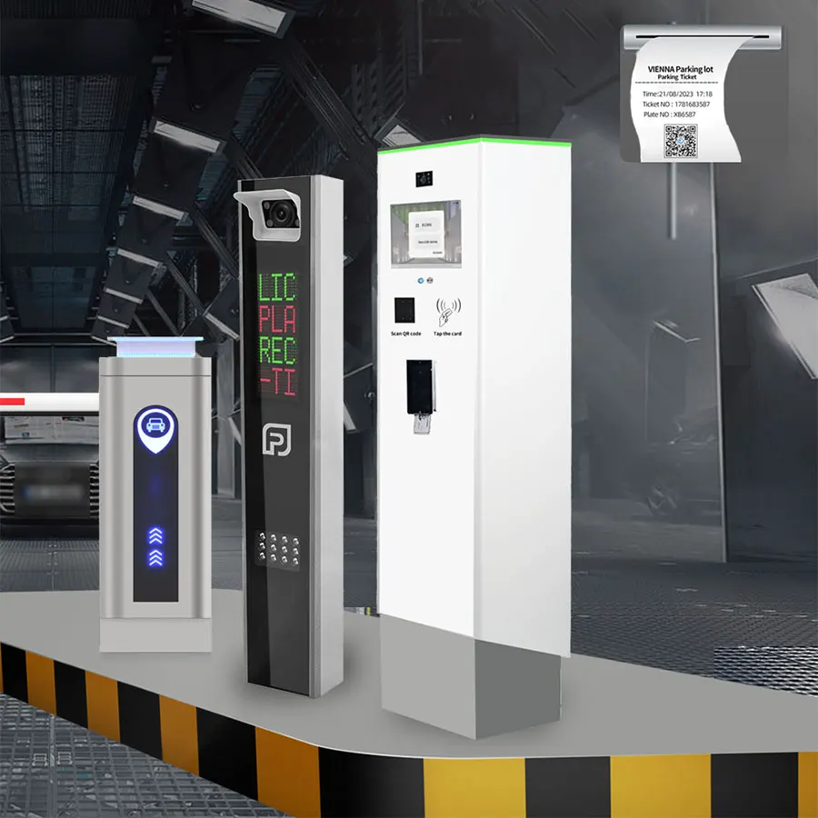 Parking Ticket System Car Parking Ticket Dispensing Machine for Vehicle Entrance Exit Access Parking Lot Automatic Payment