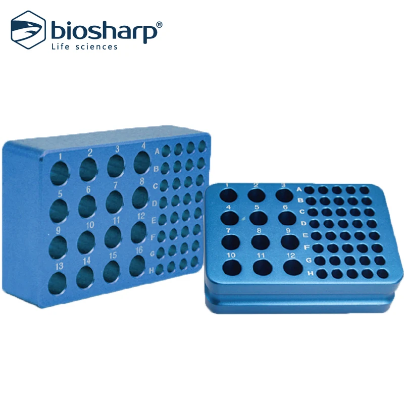 Biosharp Low Temperature Metal Ice Box Laboratory PCR Centrifuge Tube Rack Pre-cooled Metal Plate 0.2/1.5ml/15ml/50ml