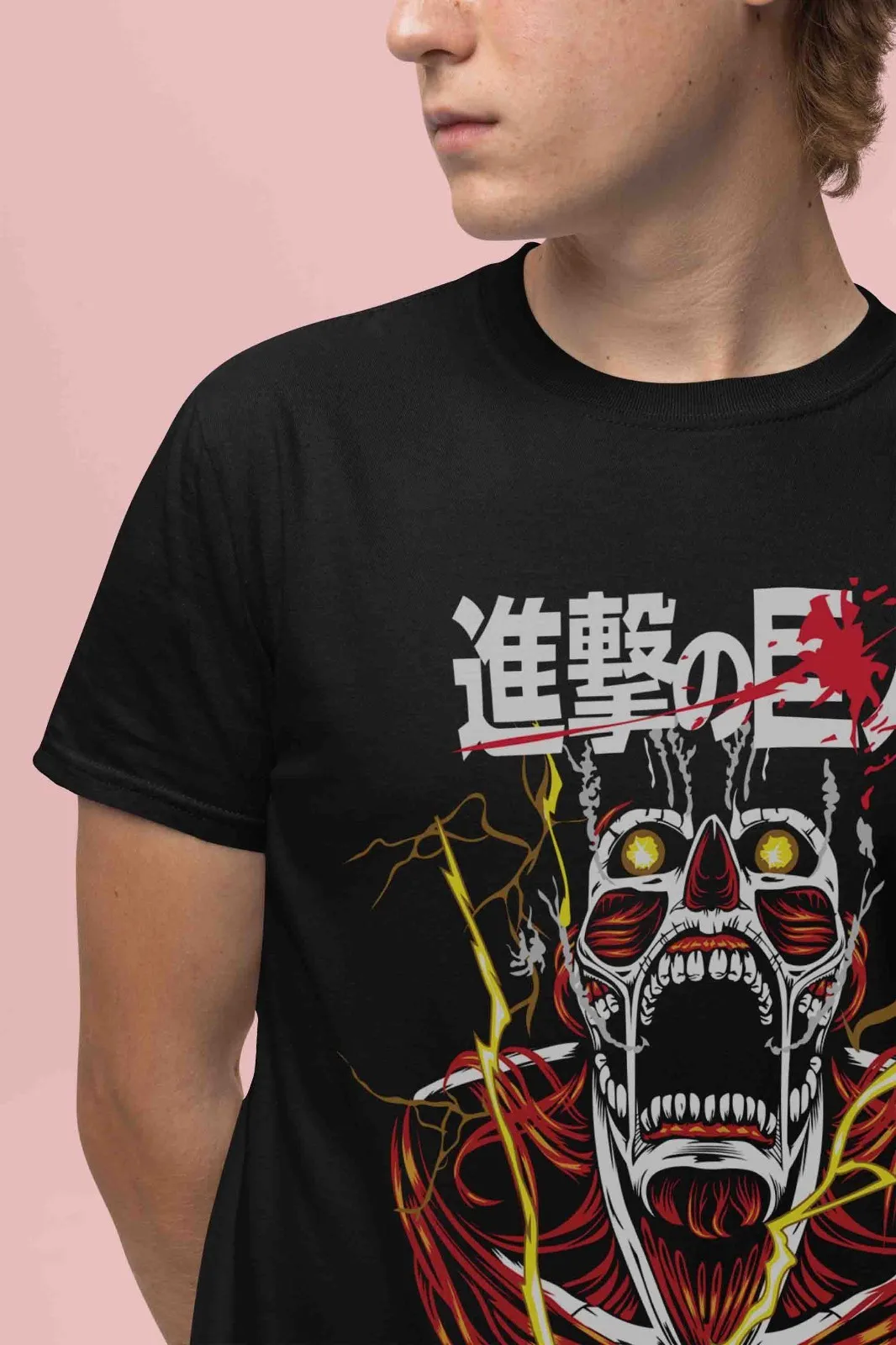 Attack On Titan Shirt Armin Colossal Tshirt AOT T-Shirt Anime Unisex Graphic Tee