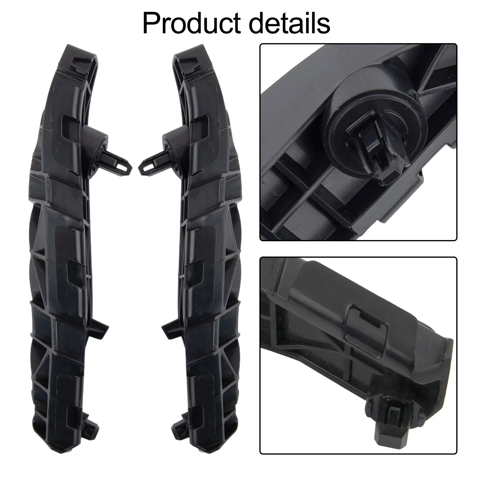 

Direct Replacement Bumper Bracket Support Auto Repair Replacement Parts Two Piece Set Broken Bumper Replacement