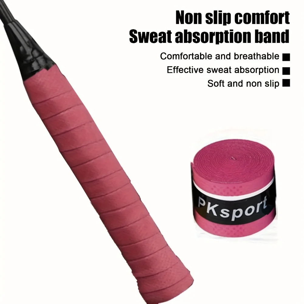 4Pcs Tennis Sweat Tape Anti-Slip Bicycle Handlebar Badminton Racket Grips Elasticity Sweatband Fishing Rods Dumbbel Protect - view 4