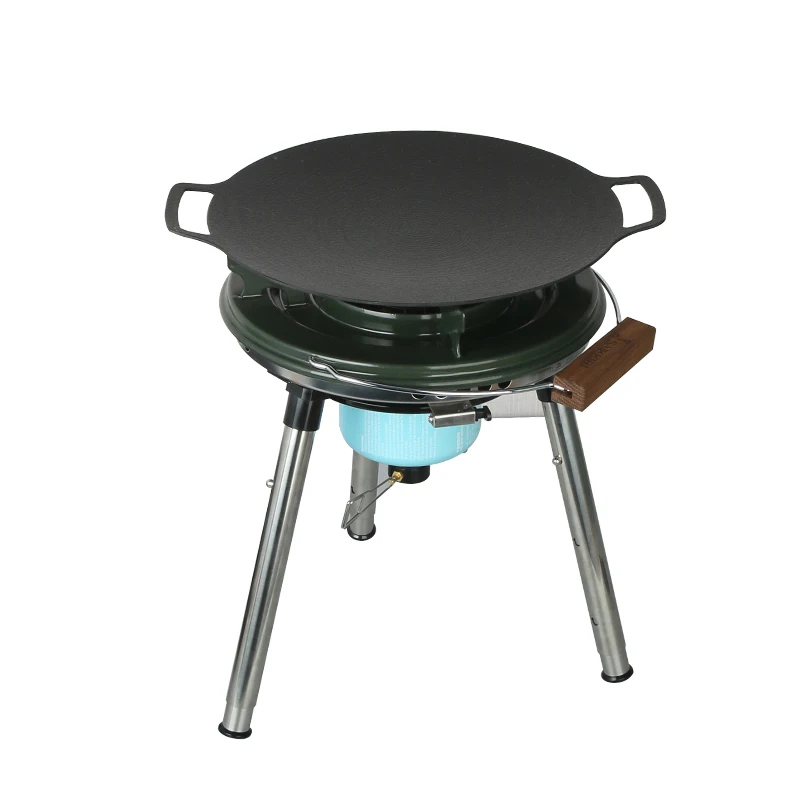 Camping Outdoor Portable Folding Barbecue Grill Camping Butane Propane Gas BBQ Grill