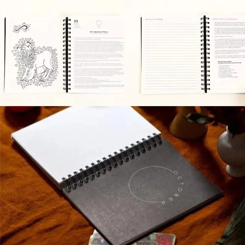 2025 Many Moons Lunar Planner, Lunar Planner For Witches, Magical Lunar Planner, 2025 Planner Notebook With Moon-POS